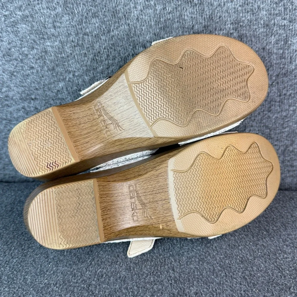 Dansko Sophie Leather Wedge Comfort Sandal Women EU38|US7.5-8 Multi Color